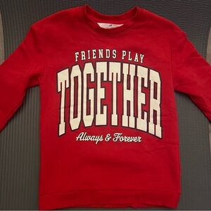 H&M Graphic Sweatshirt Sz 8-10